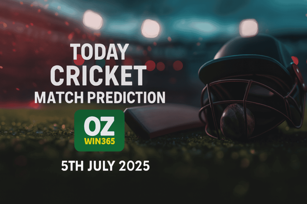 07.05.2025 Today Cricket Match Prediction-OZWin365 Baji365 cricket Live
