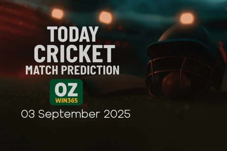 03.09.2025 Today Cricket Match Prediction-OZWin365 Baji live cricket