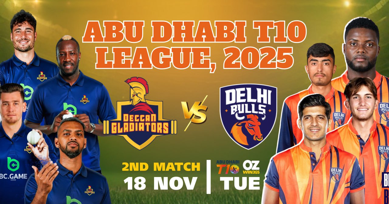 Abu Dhabi T10 league 2025-deccaan-delhi-cricket match Prediction​-ozwin baji