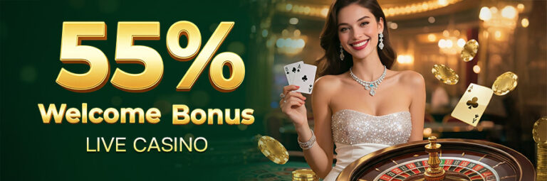 OZWin Baji 365- 55% Live Casino Welcome Bonus​
