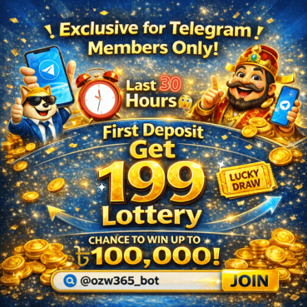 OZWIN Baji365 Last 30 Hours to Join First Deposit Get 199 Lottery