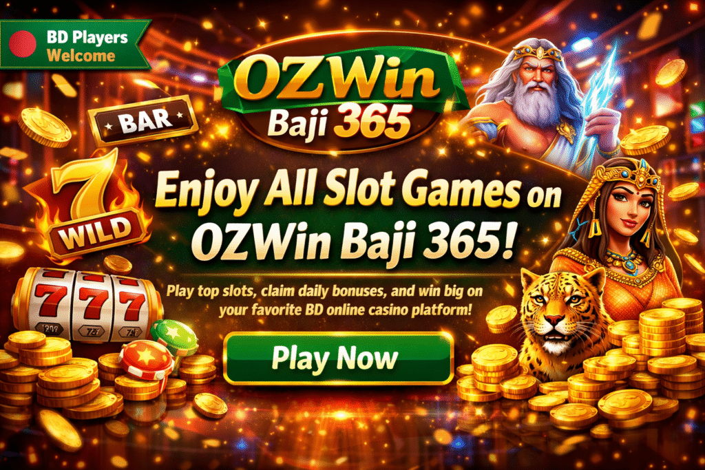Enjoy All Slot game on OZWin Baji 365​