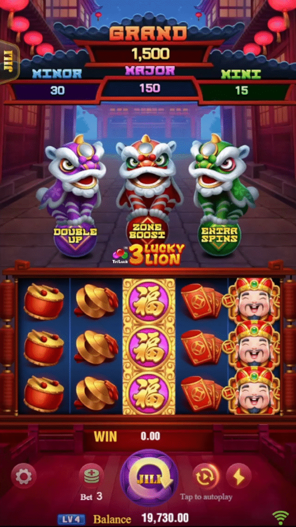 3lucky-lion-jilislot-jili free play-ozwin365 baji live casino