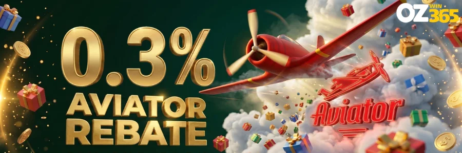 OZWin365 ০.৩% Aviator রিবেট বোনাস